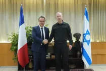 יואב גלנט עם שר ההגנה הצרפתי