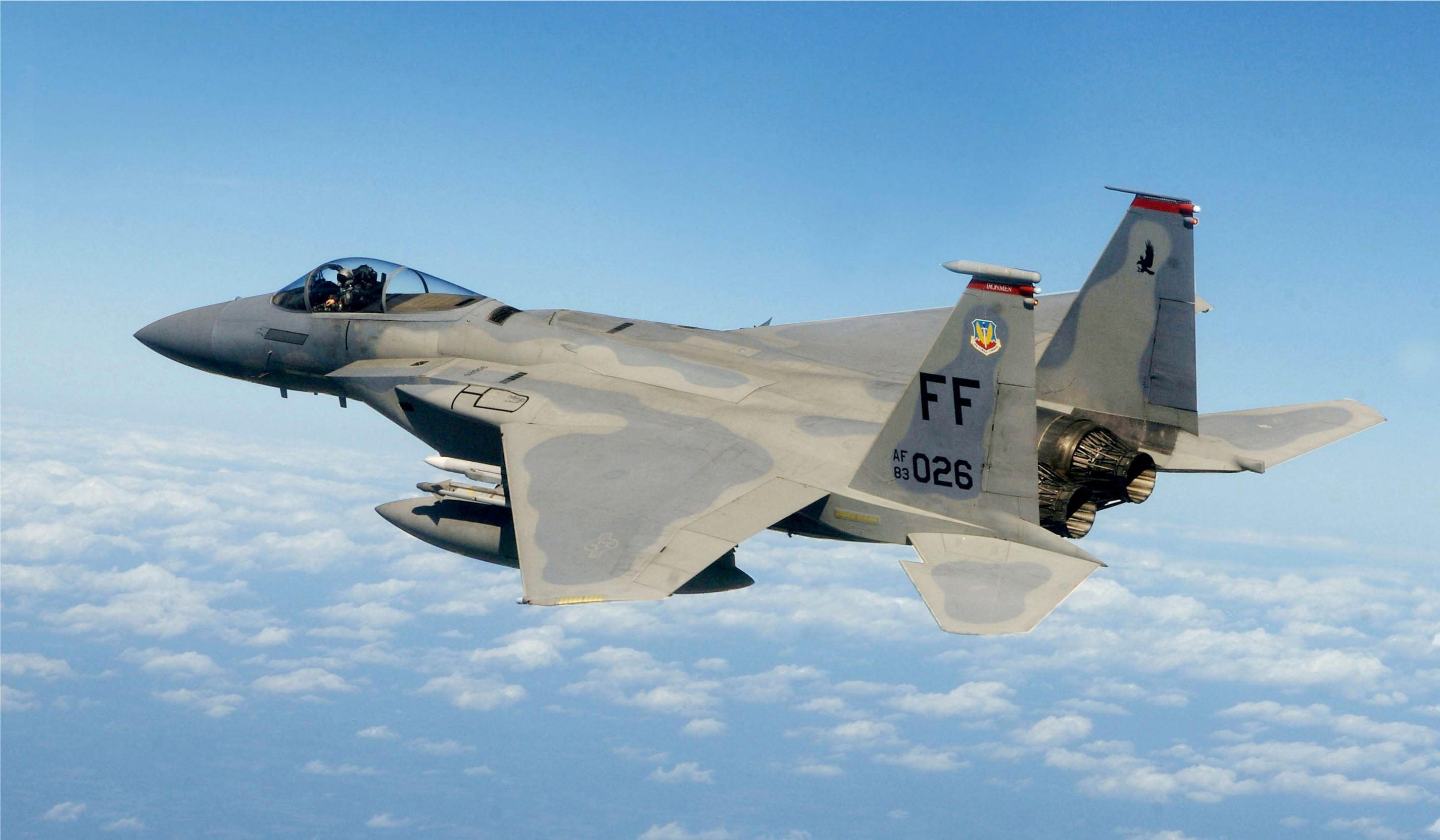 החימוש מנצח: נראה שישראל מעדיפה את ה-F15 על ה-F35 מטוס קרב F-15C איגל של חיל האוויר האמריקאי