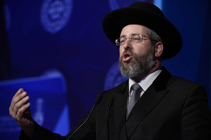 הרב לאו: לציין את השבת פרשת וישלח כיום הוקרה לפצועי צה"ל .דוד לאו