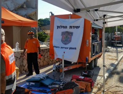 תרגיל: רעידת אדמה ברעננה הכוחות בתרגיל