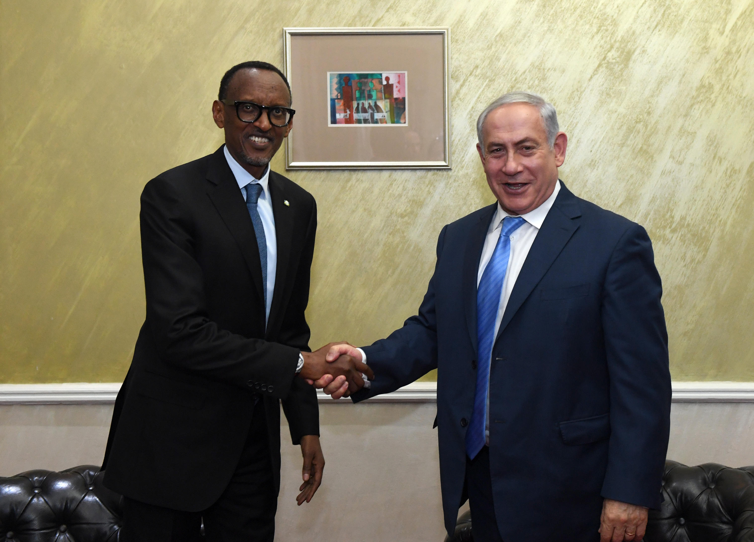 ראש הממשלה: שגרירות ישראל תיפתח ברואנדה נתניהו וגקאמה