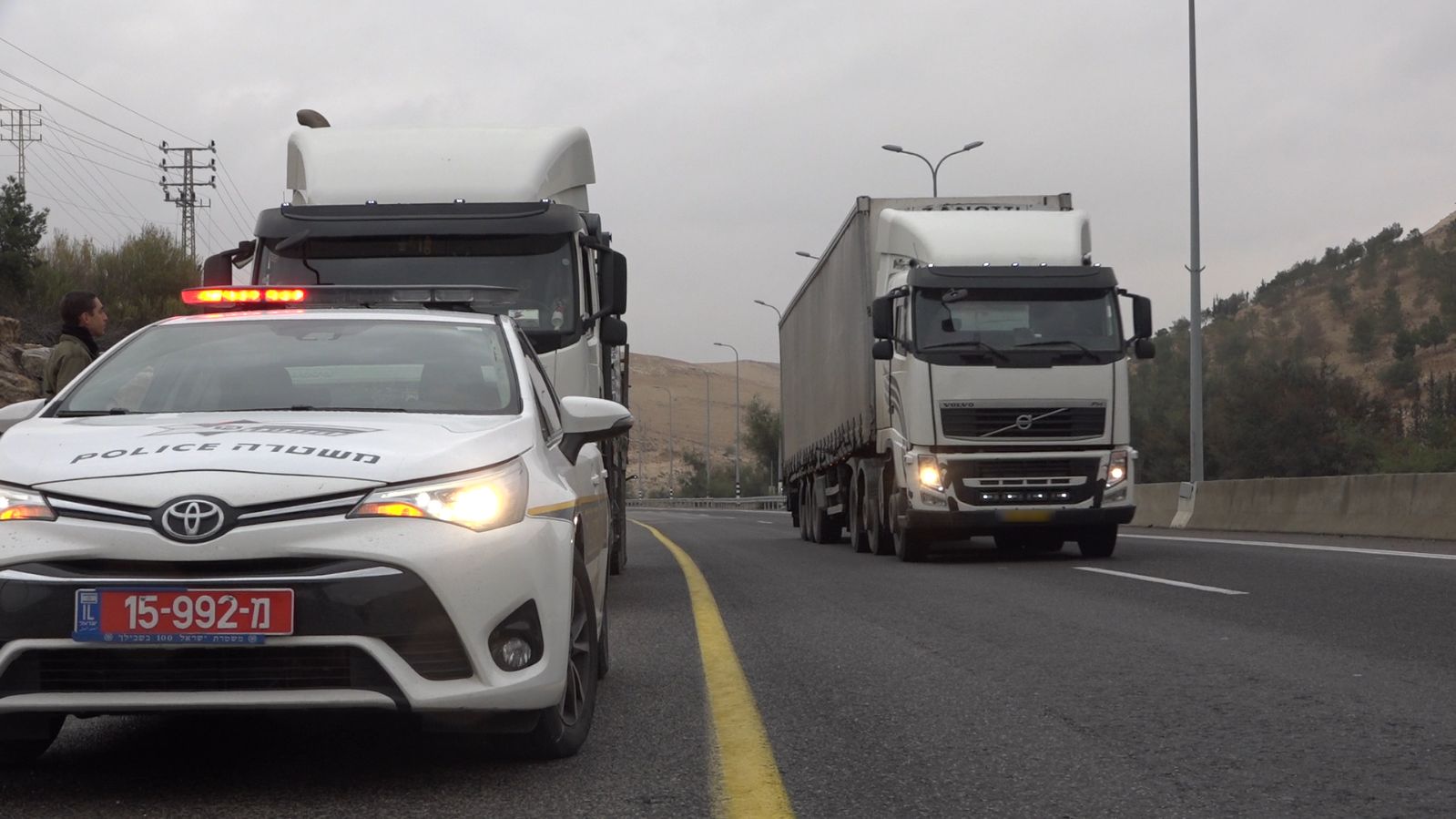 סכנה על הכביש: 13 אוטובוסים ו-4 משאיות הורדו מהכביש אילוסטרציה