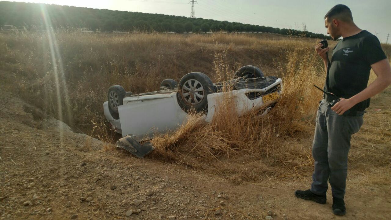 דיווח: גנבו נשק מחייל, הרכב התהפך, סריקות אחר החשודים WhatsApp Image 2018-05-27 at 20.14.52