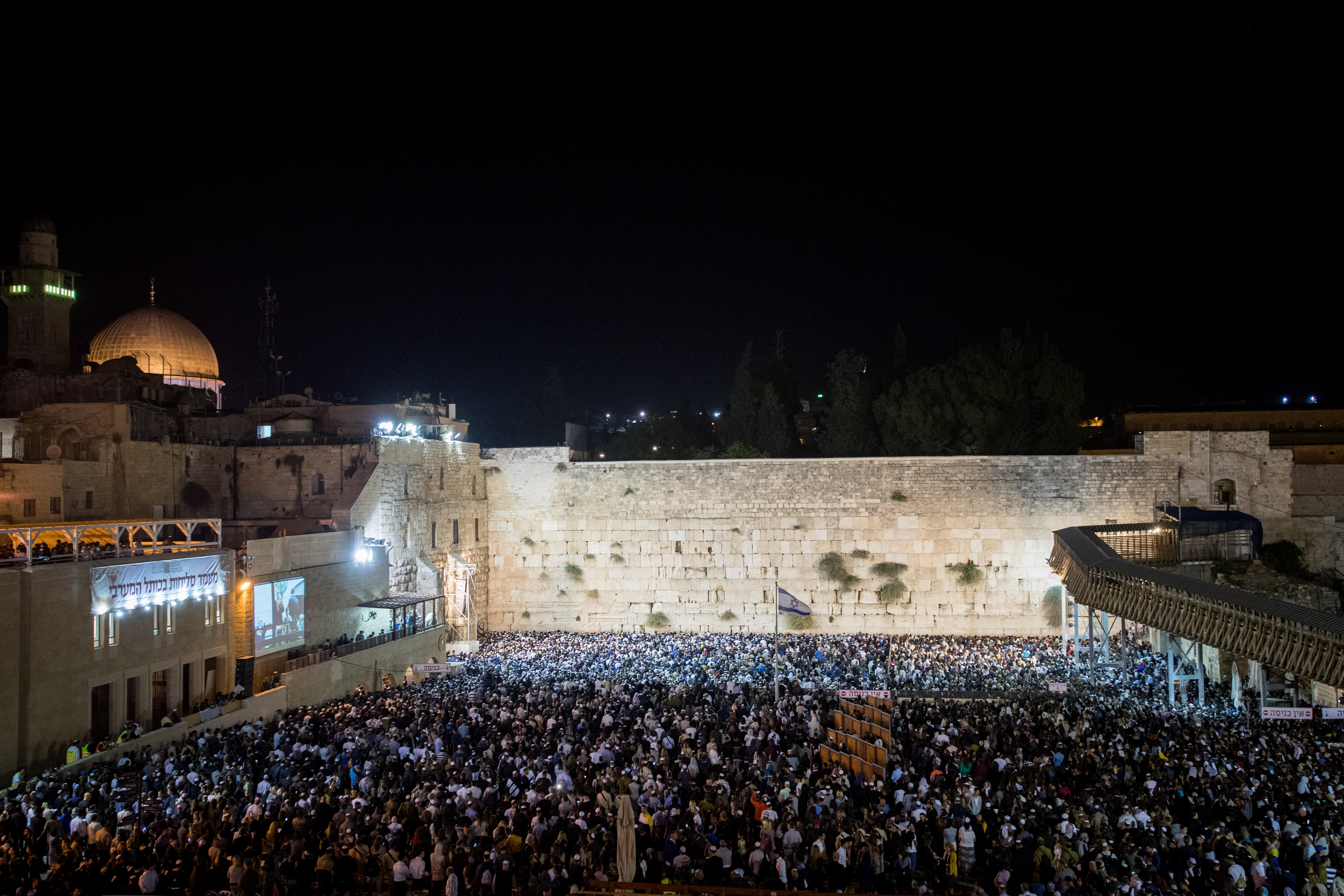 150,000 מתפללים הגיעו לכותל .