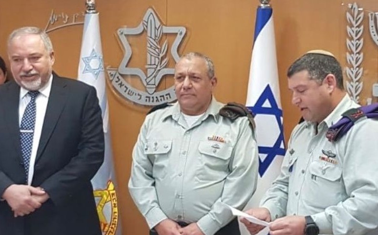 עכשיו זה רשמי: תא"ל וינטר מונה למזכירו הצבאי של שר הביטחון וינטר, איזנקוט וליברמן