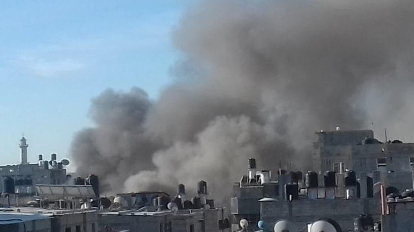 בלי פגיעה במחבל אחד: יעדי טרור הושמדו בעזה הפצצה בעזה