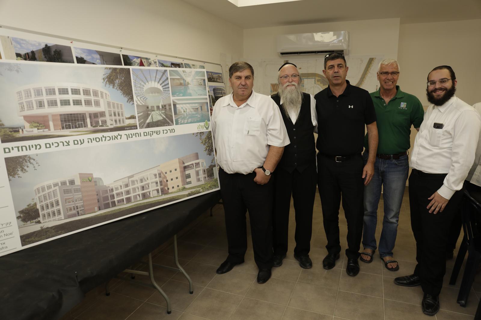 בכירי קק"ל ביקרו במרכז על"ה יור קקל בעלה