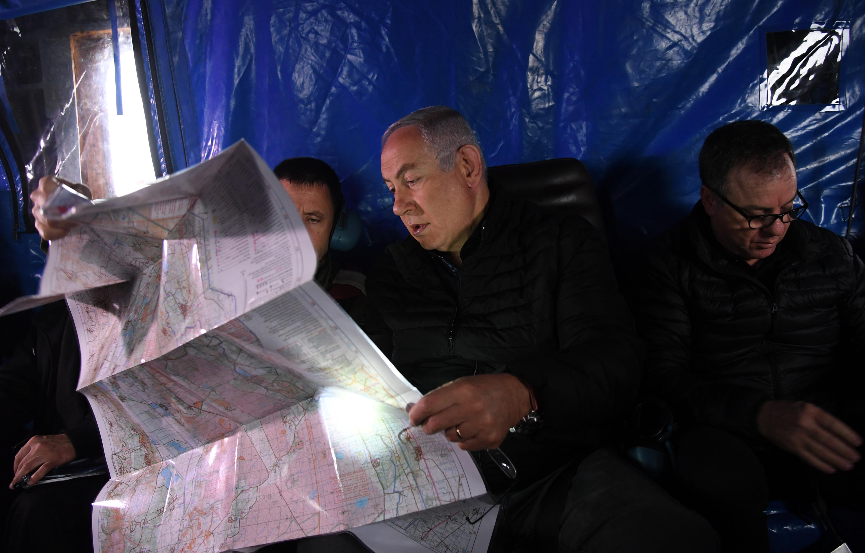 נתניהו על חשיפת המנהרה השניה: "הפעולה רק בתחילתה" נתניהו בגבול
