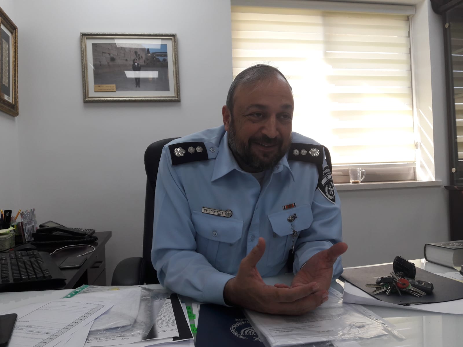 רב המשטרה בריאיון: "הפסיקה ההלכתית בנוגע לעבודת המשטרה צריכה להתרחב" הרב ברכיהו בריאיון