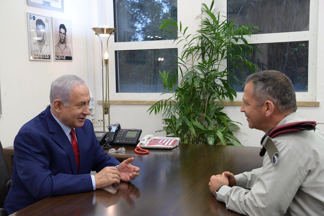 צפו: פגישת עבודה ראשונה בין ראה"מ לרמטכ"ל החדש פגישת העבודה הראשונה