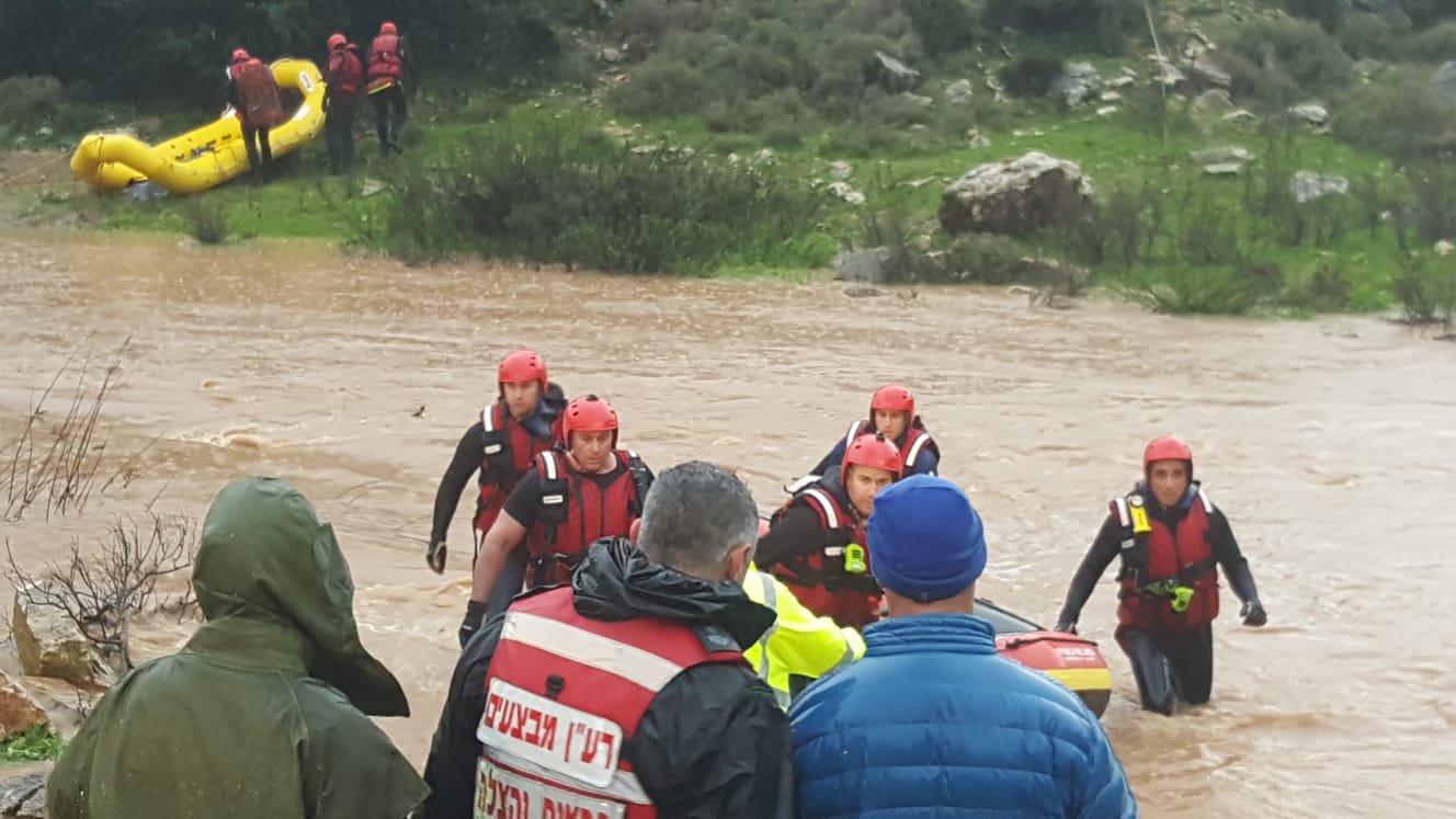 חילוץ בסערה: הנעדר בנחל סמוך לכרמיאל אותר חילוץ