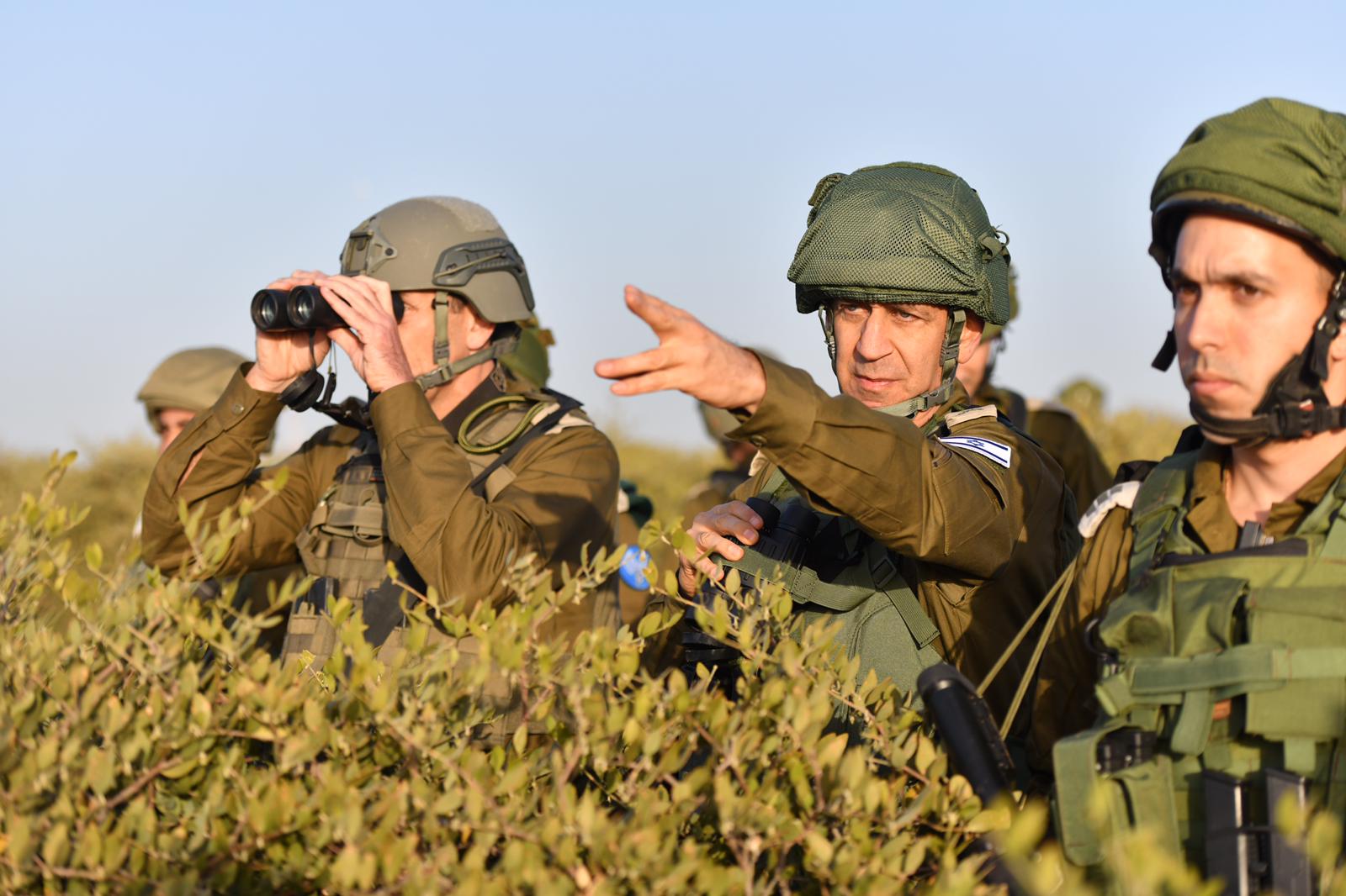 האסטרטגיה של כוכבי: השינוי בגבול עזה מתרחש הרמטכ"ל בגבול עזה