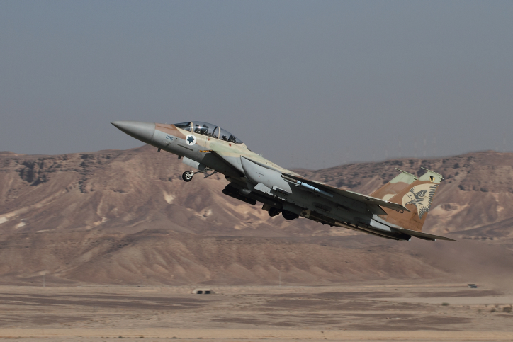 מטוסי קרב תקפו יעדי טרור של חמאס אילוסטרציה