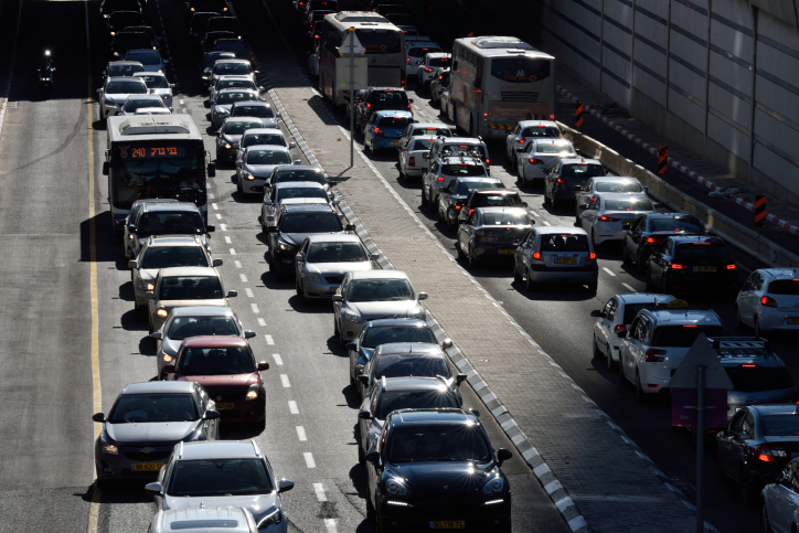 בשל תקלת רמזורים: עומס כבד בבירה אילוסטרציה