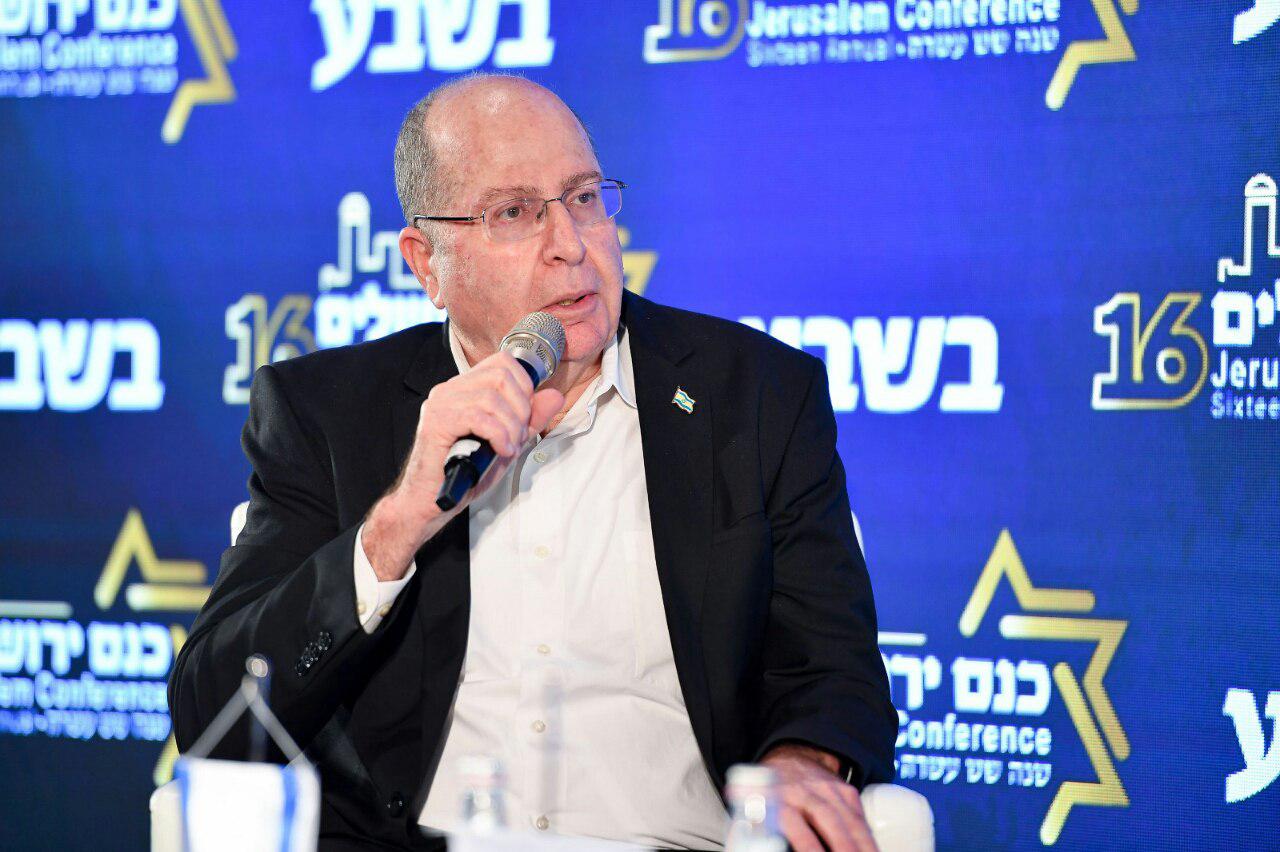 יעלון מול גנץ: "אין סיכוי לשלום עם הפלסטינים" בוגי בכנס ירושלים