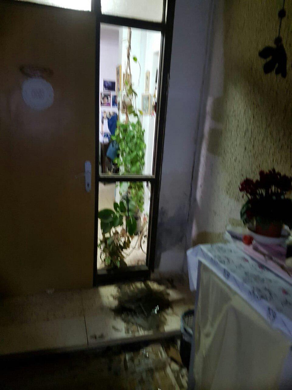לראשונה מאז סבב הלחימה: בלון נפץ התפוצץ בסמוך לבית הבית שנפגע קלות