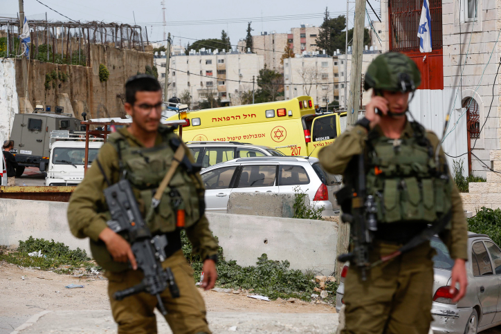 בפעם השנייה: פלסטינית נתפסה בדרכה לבצע פיגוע בחברון זירת האירוע בחברון