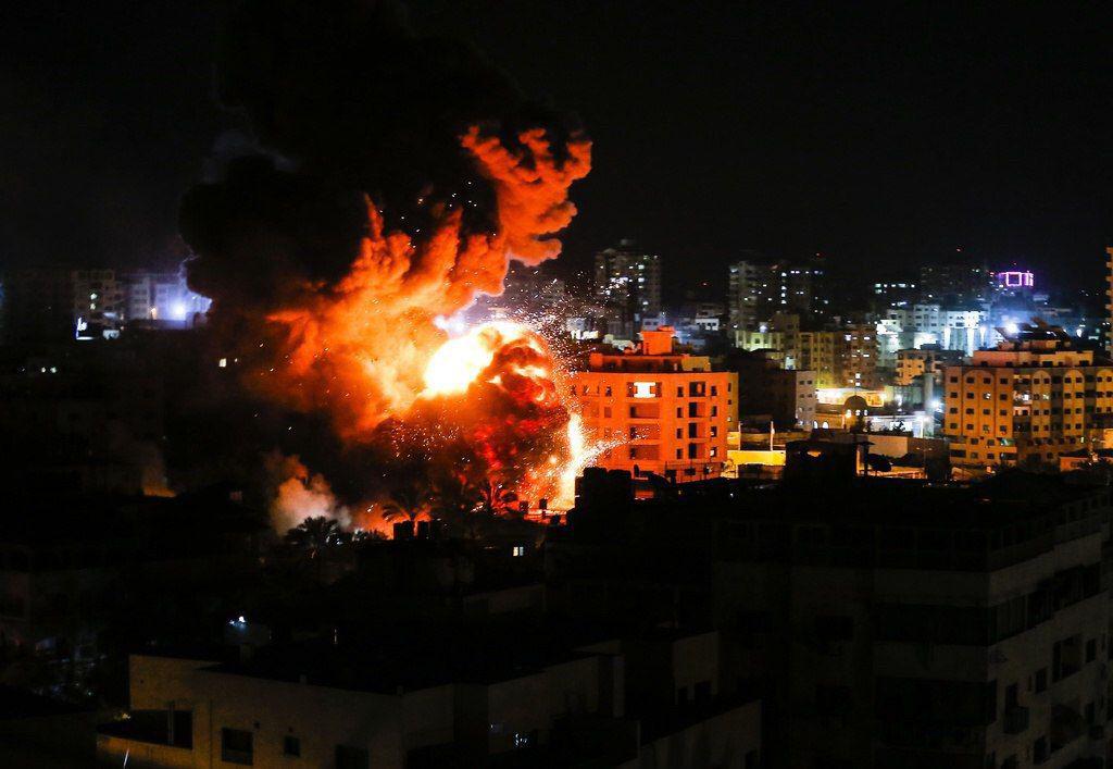 התקיפות נמשכות: המשרד לביטחון פנים של חמאס הושמד ההפצצות ברצועה