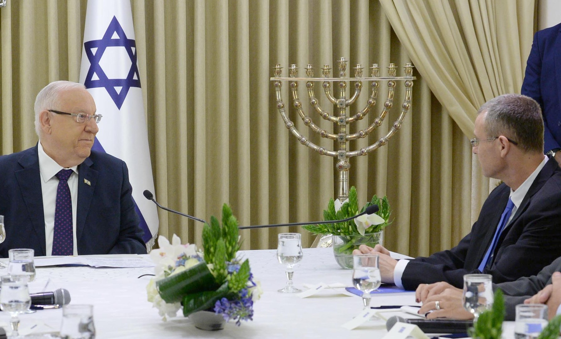 ריבלין לנציגי הליכוד: "האתגרים לא פשוטים" ריבלין ולוין