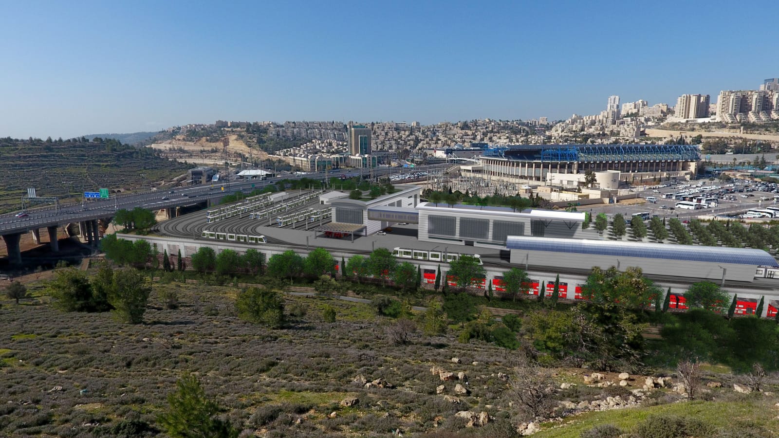 הדור הבא של התחבורה בירושלים: הופקדו התוכניות להקמת רשת רכבות קלות מלחה