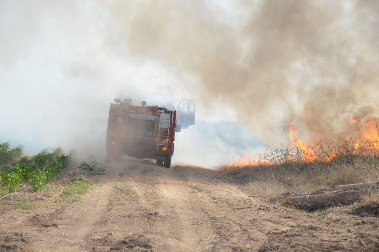 16 שריפות בעוטף עזה בשבת; השליח הקטארי יעביר מיליוני דולרים לרצועה photo_2019-06-14_19-14-35