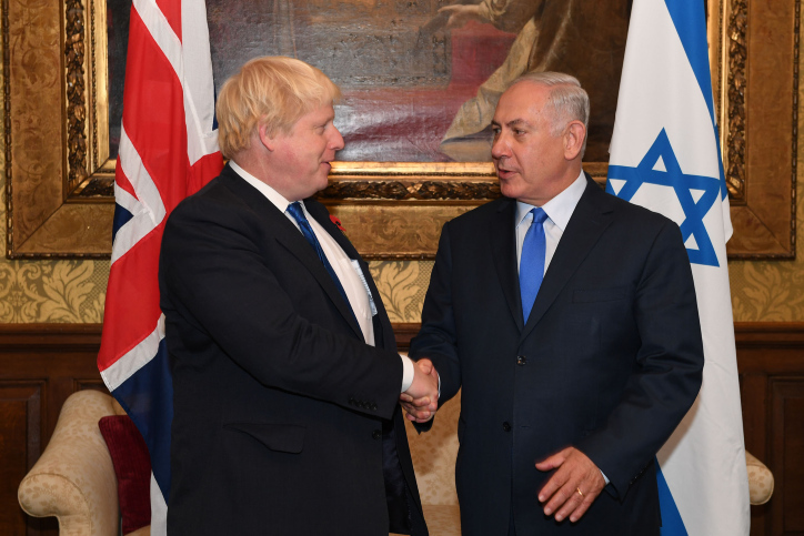 נתניהו ייצא לביקור בזק בלונדון: ייפגש עם ג'ונסון ואספר .