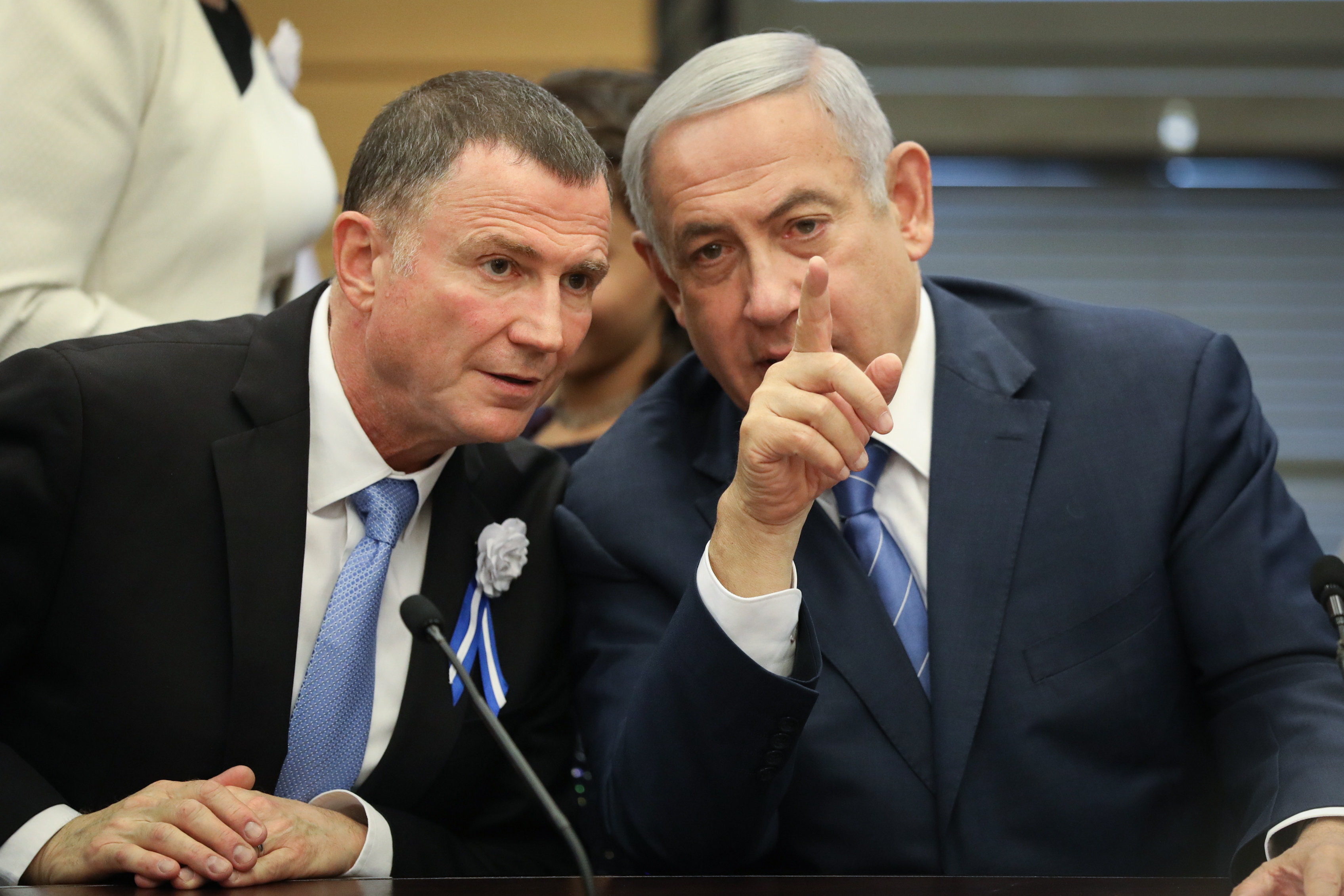 לא מתייאש: אדלשטיין מנסה לסייע בהקמת ממשלה אדלשטיין ונתניהו