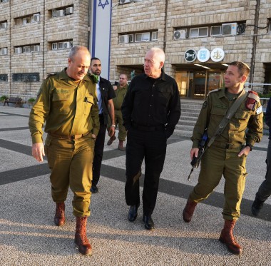 גלנט בפיקוד המרכז: "זירה משנית, לא רוצים הסלמה"